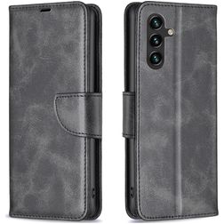 Mobigear Excellent Samsung Galaxy A35 Hoesje Bookcase Portemonnee - Zwart