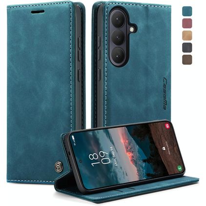 CaseMe 013 Samsung Galaxy S26 Plus Hoesje Bookcase Portemonnee - Blauw