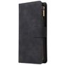Mobigear Zipper Samsung Galaxy S10 Lite Hoesje Bookcase Portemonnee - Zwart