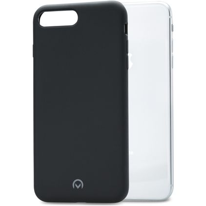 Mobilize Solid iPhone 7 Plus Siliconen Hoesje Backcover - Zwart