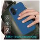 Mobigear Rubber Touch iPhone 16 Siliconen Hoesje Backcover - Blauw