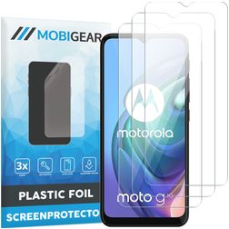 Mobigear Motorola Moto G10 Screenprotector Folie - Case Friendly (3-Pack)