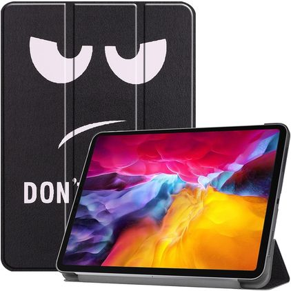 Mobigear Tri-Fold iPad Pro 11 Inch (2022) Hoes Bookcase - Do Not Touch