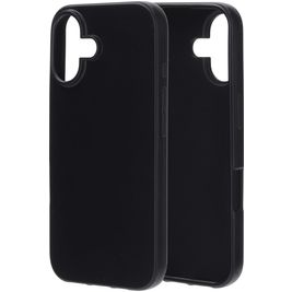 Mobiparts Classic iPhone 16 Hoesje Flexibel TPU Backcover - Zwart