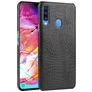Mobigear Croco Samsung Galaxy A20s Hoesje Hardcase Backcover - Zwart