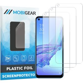Mobigear OPPO A53 Screenprotector Folie - Case Friendly (3-Pack)