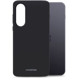 Mobilize Rubber Gelly OnePlus Nord 5 Hoesje Flexibel TPU Backcover - Zwart