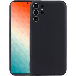 Mobigear Basics Samsung Galaxy S25 Ultra Hoesje Flexibel TPU Backcover - Zwart