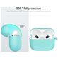 Mobigear Classic Apple AirPods 3 Hoesje Flexibel Siliconen - Emerald Green