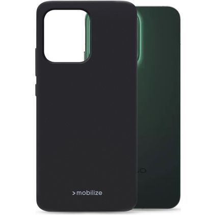 Mobilize Rubber Gelly OPPO Reno 14 Hoesje Flexibel TPU Backcover - Zwart