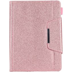 Mobigear Luxury iPad 7 (2019) Hoes Bookcase + Stylus Houder - Roze