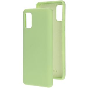 Mobiparts Samsung Galaxy A41 Siliconen Hoesje Backcover - Pistache Green