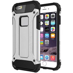 Mobigear Outdoor iPhone 6s Hoesje Hardcase Backcover Shockproof - Zilver