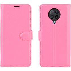 Mobigear Classic POCO F2 Pro Hoesje Bookcase Portemonnee - Magenta