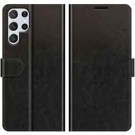 Mobigear Wallet Samsung Galaxy S22 Ultra Hoesje Bookcase Portemonnee - Zwart