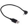 Mobigear USB-A naar Micro USB Kabel 0,3 m - Zwart