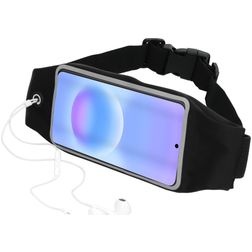 Mobiparts Comfort Fit Belt Telefoonhouder Hardlopen Samsung Galaxy A57 Sport Hoesje Neopreen Heuptas - Zwart