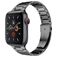 Mobigear Lissabon Stalen Apple Watch Bandje Vouwsluiting - 49/46/45/44 mm - Spacegrijs