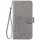 Mobigear Clover Samsung Galaxy A52 Hoesje Bookcase Portemonnee - Grijs