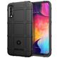 Mobigear Rugged Shield Samsung Galaxy A50 Hoesje Flexibel TPU Backcover Shockproof - Zwart