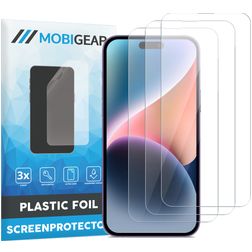 Mobigear iPhone 14 Pro Max Screenprotector Folie - Case Friendly (3-Pack)