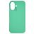 Nudient Base iPhone 16 Plus Siliconen Hoesje Backcover - Mint Green