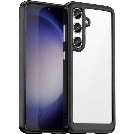 Mobigear Crystal Samsung Galaxy S24 Plus Hoesje Hardcase Backcover - Zwart