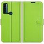 Mobigear Classic TCL 20 SE Hoesje Bookcase Portemonnee - Groen