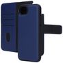 Mobiparts iPhone 17e Hoesje Echt Leer Uitneembare 2in1 Bookcase Portemonnee - Blauw