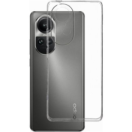 Mobiparts Classic Doorzichtig OPPO Reno 10 Pro Hoesje Flexibel TPU Backcover - Transparant