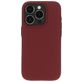 Mobiparts iPhone 15 Pro Siliconen Hoesje Backcover - Plum Red