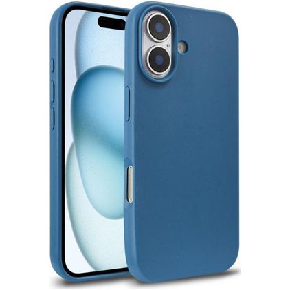 Mobigear Bio iPhone 18 Hoesje Eco Friendly Backcover - Blauw