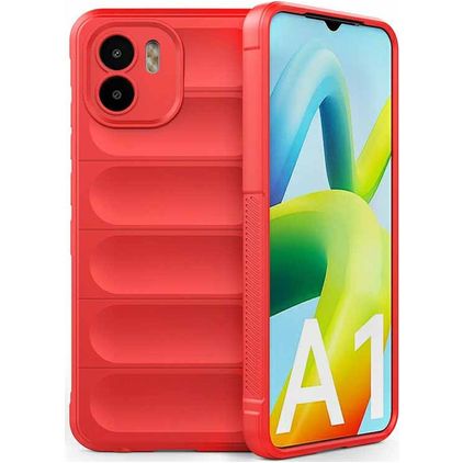 Mobigear Bumpy Xiaomi Redmi A1 4G Hoesje Flexibel TPU Backcover - Rood