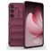 Mobigear Bumpy Samsung Galaxy S25 FE Hoesje Flexibel TPU Backcover - Rood