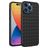 Mobigear Woven iPhone 14 Pro Hoesje Flexibel TPU Backcover - Zwart