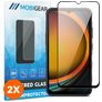 Mobigear Premium Samsung Galaxy Xcover 7 Pro Glazen Screenprotector - Case Friendly - Zwart (2-Pack)