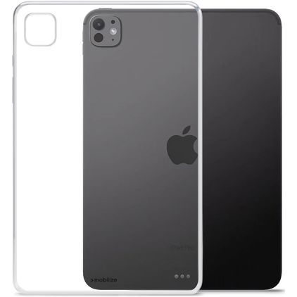Mobilize Gelly iPad Pro 11 Inch (2024) Hoes Flexibel TPU Backcover - Transparant