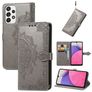 Mobigear Mandala Samsung Galaxy A33 Hoesje Bookcase Portemonnee - Grijs
