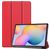 Mobigear Tri-Fold Samsung Galaxy Tab S6 Lite Hoes Bookcase - Rood