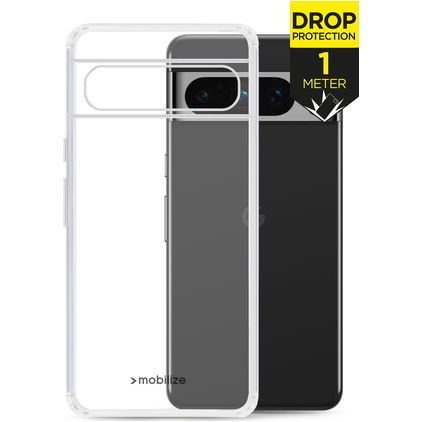 Mobilize Naked Protection Doorzichtig Google Pixel 8 Pro Hoesje Hardcase Backcover Shockproof - Transparant