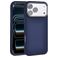 Valenta Silk iPhone 17 Pro Max Siliconen MagSafe Hoesje Backcover Shockproof - Donkerblauw