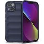 Mobigear Bumpy iPhone 14 Hoesje Flexibel TPU Backcover - Donkerblauw