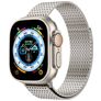 Mobigear Premium Loop Milanese Apple Watch Bandje Magneetsluiting - 42/41/40/38 mm - Sterrenlicht