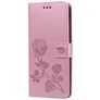 Mobigear Roses Samsung Galaxy J6 Plus Hoesje Bookcase Portemonnee - Roségoud