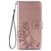 Mobigear Clover Samsung Galaxy A21s Hoesje Bookcase Portemonnee - Roségoud
