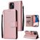 Mobigear Wallet iPhone 14 Hoesje Bookcase Portemonnee - Roségoud