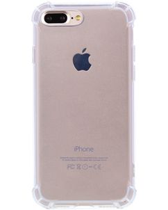 Mobigear Cushion Doorzichtig iPhone 8 Plus Hoesje Flexibel TPU Backcover Shockproof - Transparant