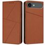Mobigear Frosted Flip iPhone Air Hoesje Bookcase Portemonnee - Bruin