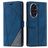 Mobigear Rhombus HONOR 200 Hoesje Bookcase Portemonnee - Blauw