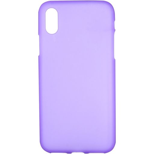 Mobigear Colors iPhone XS Max Hoesje Flexibel TPU Backcover - Paars